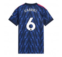 Arsenal Gabriel Magalhaes #6 Koszulka Wyjazdowa damskie 2025-26 Krótki Rękaw